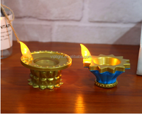 Nouveau Deepavali Festival Décoration Capteur D'eau Diya Lumière Petite Décoration Flottante Lampe À Huile Diwali Simulation LED Bougie Lampe