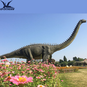 <span class=keywords><strong>Dinosaurio</strong></span> gigante <span class=keywords><strong>Diplodocus</strong></span> de Haichuan Animatronic con cola larga y cuello tamaño real para uso en parques de aventura - Product Image 5