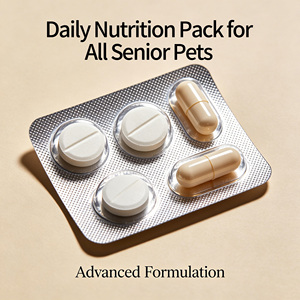 Integratore Nutrizionale Quotidiano per Cani e Gatti Anziani, Compresse Multivitaminiche con Condroitina e Probiotici, Assorbimento Rapido, Supporto per Articolazioni, Cuore, Fegato e Reni - Product Image 2