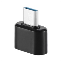 Adaptateur convertisseur OTG Type-C en alliage d'aluminium ABS certifié FCC, câble USB-C femelle vers USB3.1 mâle pour S8/S9 pour P20