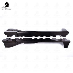 Kit carrosserie automobile jupes latérales en fibre de carbone style TOM pour TOYOTA SUPRA A90 2019 + - Product Image 4