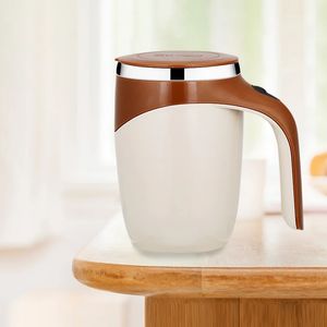 Tasse à lait électrique rotative à rotation magnétique automatique pour café paresseux Tasse de marque Tasse de mélange à agitation automatique en acier inoxydable 304 - Product Image 5