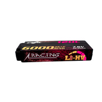 Cnhl Baterai HVLI Lipo, Baterai 6000Mah 7.6V 2S 120c HV dengan Colokan EC5 untuk Mobil Balap RC Muatan Kendaraan