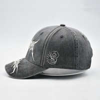 Casquette de baseball délavée réglable pour l'extérieur Oem Custom High Quality Embroidery Logo Sports Dad Hats