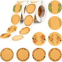 Autocollants personnalisés à impression sur mesure, best-sellers, autocollants variés, étiquettes d'emballage, autocollants en papier kraft