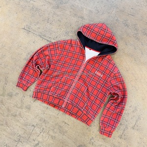 Sweat à capuche zippé en tricot gaufré pour homme, motif écossais personnalisé, de haute qualité, fabriqué par un professionnel - Product Image 1