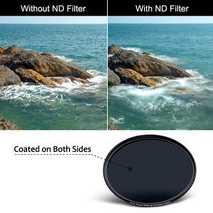 Juego de Filtros Promist GiAi de 77 mm con Doble Recubrimiento Nano, Marco de Aleación de Aluminio, Color Negro Completo, ND, Antivaho, Impermeable para Cámara - Product Image 5