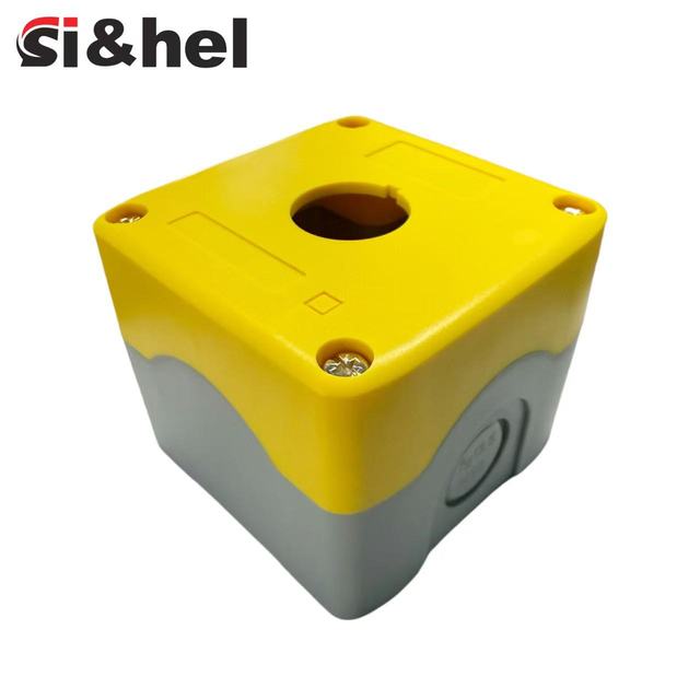 - Fire Retardant IP66 Waterproof ABS Material 22mm 1-Hole Push Button Switch Control Box Electronics Instrument Enclosure