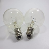 Ampoules de guirlande lumineuse globe E12 E14 G40 120V 240V 5W 7W 10W 15W, ampoules incandescentes pour jardin, extérieur, Noël, fête, décoration