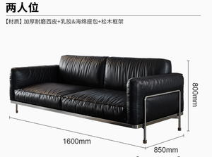 Divano <span class=keywords><strong>Letto</strong></span> Moderno a Due Posti in Tessuto Nero Molto Elegante - Product Image 3