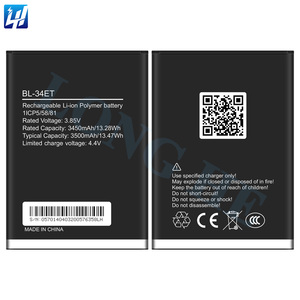 BL-34ET <span class=keywords><strong>POP3</strong></span> Li-ion Polyer Sạc Điện Thoại Di Động Pin Cho Tecno BB2 POP 3 - Product Image 2