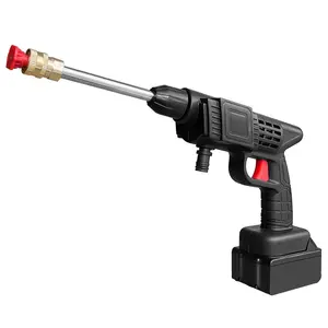 Pistola de água para lavar carro, spray portátil doméstico de alta tensão sem fio de lítio fornecido de fábrica para jardim