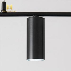 Barre d'éclairage suspendue en cuivre simple et moderne, multicube, longue suspension linéaire, luminaires LED décoratifs pour restaurants - Product Image 6