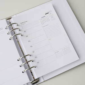 Office Supplies A4 Letter Size PVC PU Leather Custom Linen Paper Document 1 1.5 2 3 Inch Ring Binder File <strong>Folder</strong> with <strong>Clipboard</strong> - Product Image 3