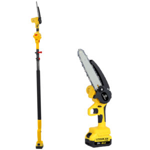 Scie à chaîne à batterie électrique Scie à chaîne télescopique sans fil à <span class=keywords><strong>bras</strong></span> long Sécateur - Product Image 6