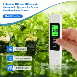 LCD-Anzeige mit Stift typ EC-Messgerät 0-9999 us/m TDS-Messgerät 0-9999PPM 3 IN 1 Werkzeug zur Prüfung der Wasser qualität - Product Image 3