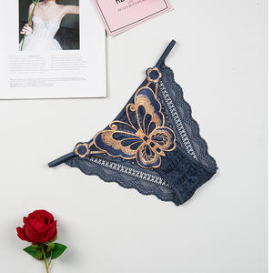 Intimo Femminile Ricorda il Marchio KeyWord, Slip Sexy a Vita Media con Bordi in Pizzo Ricamato, Traspirante - Product Image 5