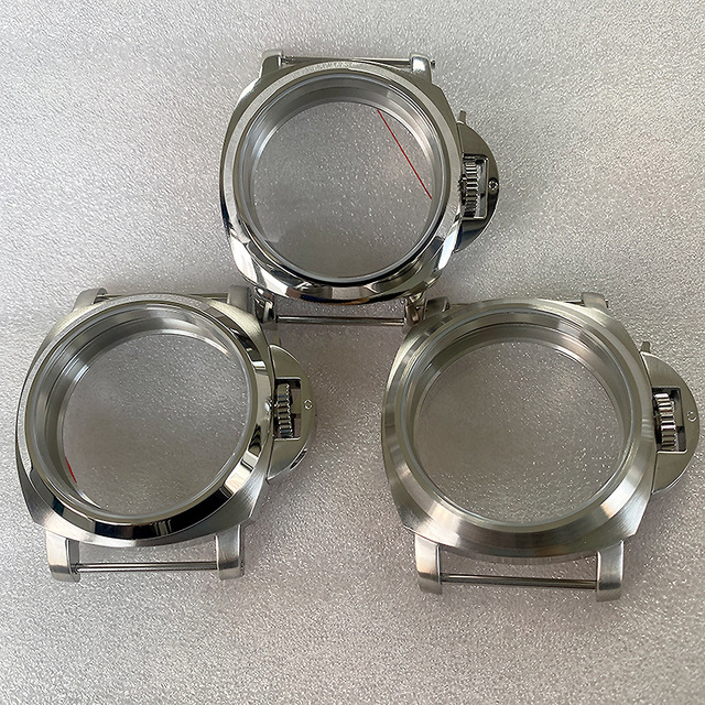 New Watch Accessories 44MM Stainless Steel Watch Case Protective Bezel for Japanese NH35/36/4R/7S Movements Watch Parts
