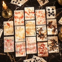 Cartes à Jouer Rectangulaires Personnalisables Motif Carpe Chinoise Ancienne Style Auspicieux Matériau Papier Emballage Boîte Guangzhou