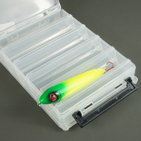 Boîte de rangement de leurres en plastique transparent double face multifonction Selco