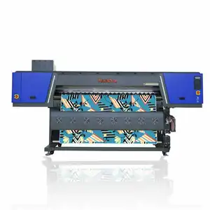 Cloth textile printing machine digital fabric printer sublimation printer i3200 8 heads