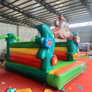 Nouveau style château gonflable singe en PVC 3m*4m*3m, petit château rebondissant pour enfants à <span class=keywords><strong>vendre</strong></span> - Product Image 6