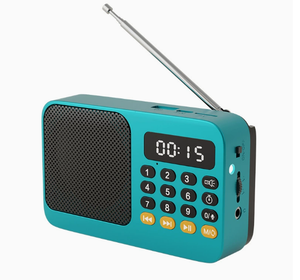 Portable <b>Speaker</b> With Rechargeable Battery Wireless Full-Range Audio Plastic Cabinet Indoor Use - Product Image 4