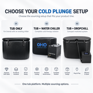 <span class=keywords><strong>OHO</strong></span> Maßgeschneidertes Tragbares Eisbad Erholungs-Pod Kaltwasserbecken Pool Anschlussfähig an Optionalen Chiller für Sportliche Regeneration - Product Image 6