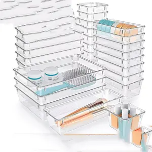 New Drawer Organizer Desk Divider and Storage Bins for Plastic Bins Bedroom Gadgets