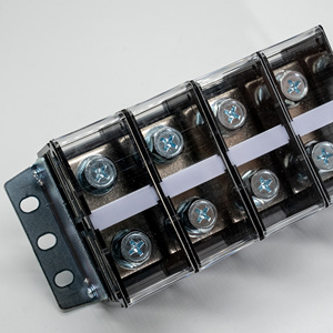 SCED, gran oferta, Conector de bloque de terminales PC UL94 de 4 polos con cubierta, bloque de terminales de carril CE CUL de 200A y 36mm - Product Image 1