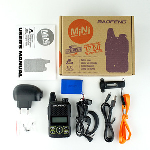 เครื่องส่งรับวิทยุแบบพกพา Baofeng Mini Walkie Talkie Uhf 2W พร้อมหน้าจอและแป้นพิมพ์ สำหรับการสื่อสารกลางแจ้ง - Product Image 3
