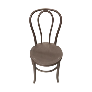 اللون الطبيعي التصميم الحديث الراتنج البني الأسود ثونيت بينتوود كرسي القهوة - Product Image 2