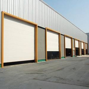 Volets roulants commerciaux modernes coupe-feu, rideaux coupe-feu, portes en acier à enroulement classées, atelier, extérieur, manuel, supermarchés - Product Image 2