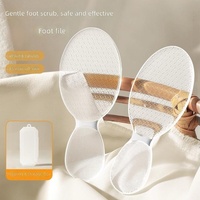 Râpe à pieds double face en verre nano en forme de huit pour le soin des pieds et des mains, élimination des callosités et des peaux mortes