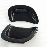 Para 1992-1997 Mazda RX7 FD3S RHD estilo fibra de carbono guardabarros delantero Scoop rejillas de ventilación (PAR) CF