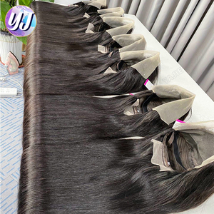 Nguyên liệu tóc giả tóc cambodian, glueless Nguyên Việt Nam tóc giả tóc con người tự nhiên Trong Suốt Ren đóng cửa Tóc Giả Nhà cung cấp cho phụ nữ da đen - Product Image 5