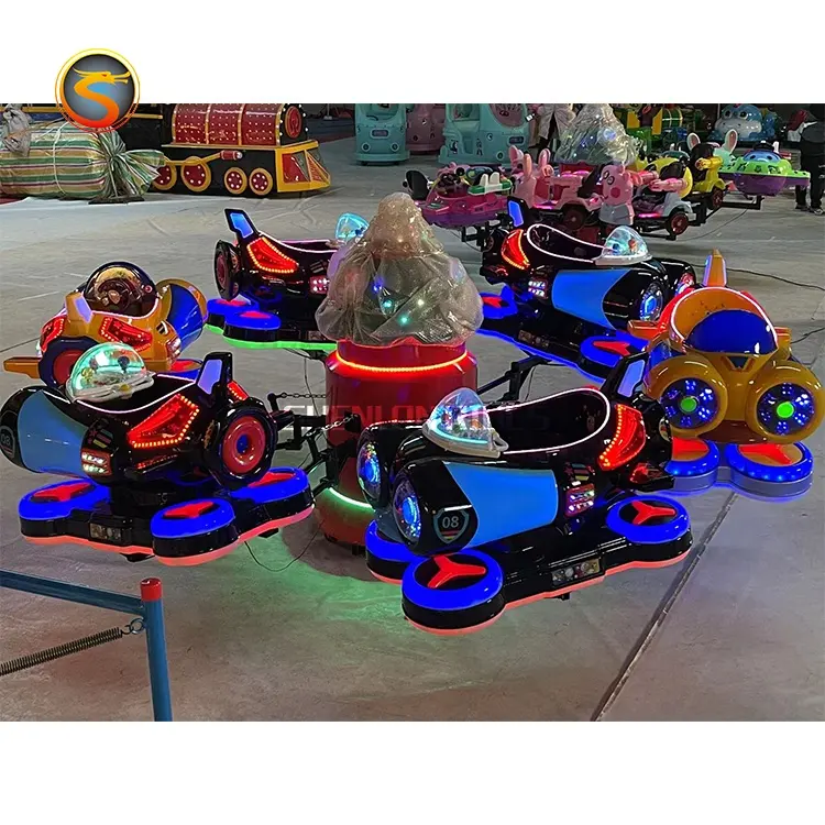 Good business amusement park kids attraction electric plane ride rotary mini airplane rides for mall