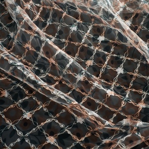 Hot Bán Nhiều Màu Wedding <span class=keywords><strong>Dress</strong></span> Bridal Phi Sequin Hoa Tulle Net Lưới Thêu Ren Lưới Vải Cho Phụ Nữ Hàng May Mặc - Product Image 3