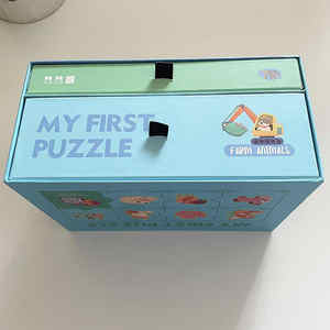 Caja de cajón de manga de regalo de cuerda de cinta personalizada de lujo Embalaje de papel impreso de cartón rígido duro exclusivo - Product Image 4