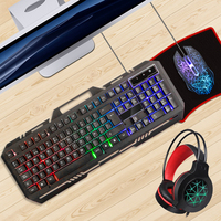 Factory Outlet Store 4 en 1 1 clavier et souris à main clavier de jeu mobile pour les jeux jouant à des pièces pc