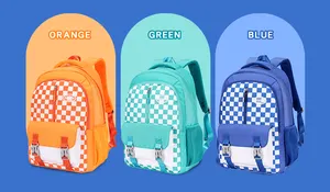 Sac à dos classique et scolaire avec ordinateur portable de 16 pouces