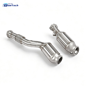 Tubería de Escape de Acero Inoxidable 304 para BMW M3 M4 F80 F82 F83 S55 3.0T, Mejora de Rendimiento, Curvado con Mandril, Euro 5, 200 Celdas - Product Image 1