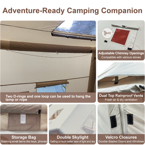 Tourus 2025 Hot glamping Inflatable cắm trại Lều để bán - Product Image 2