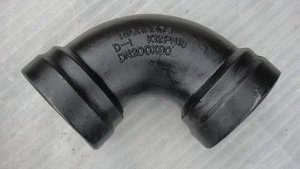 Produits <span class=keywords><strong>à</strong></span> succès : Coude <span class=keywords><strong>à</strong></span> double bride en fonte ductile forgée haute pression <span class=keywords><strong>à</strong></span> 90 degrés pour les systèmes d'alimentation en eau - Product Image 2