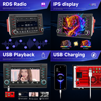 Autoradio Android double DIN 7 pouces d'origine BQCC, système multimédia stéréo pour tableau de bord, lecteur DVD CarPlay, RDS AM FM pour Audi A4 2000-2009