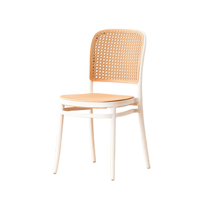 Modern Design Outdoor Restaurant Cafe Bistro <b>Chair</b> PP Plastic <b>Rattan</b> <b>Dining</b> Room <b>Chairs</b> - Product Image 1