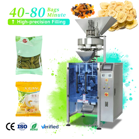 Automatic Vertical Mdp Granulated Paste Sachet Food Packaging Sealing Nitrogen Rice for Home Packing Machine