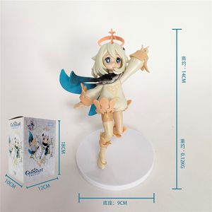 Figurines d'anime de collection de 14 cm, personnage de dessin animé japonais Paimon du jeu <span class=keywords><strong>vidéo</strong></span> Genshin Impact, en plastique. - Product Image 4
