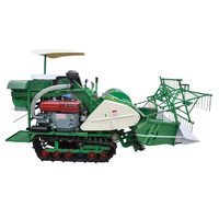 Moissonneuse-batteuse compacte Wubota pour l'inspection des produits finis, mini-moissonneuse-batteuse à riz