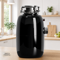 Déchiqueteur de déchets alimentaires électrique sans balais 1 CV en acier inoxydable silencieux, certifié KC CB, pour cuisine résidentielle - Fournisseur industriel
